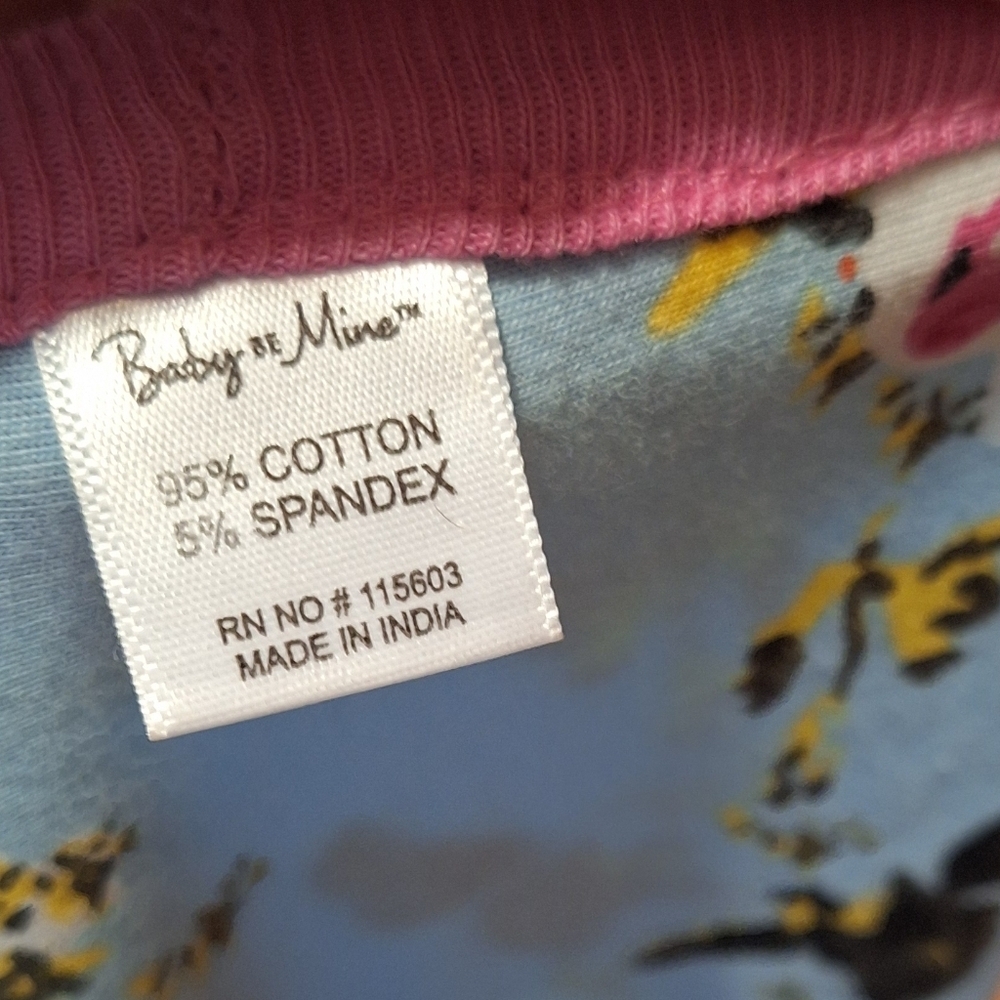 Baby Be Mine Blue Floral Pink Floral Roses  Blanket 31" x 31" Reversible Nursing - Picture 4 of 5